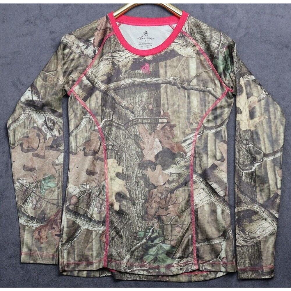 Break Up Infinity Camo‎ Camouflage Performance Long Sleeve Shirt S